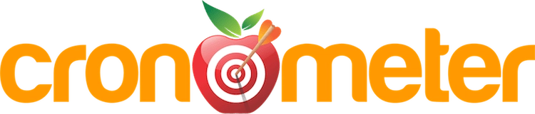 Orange and red Cronometer Logo.